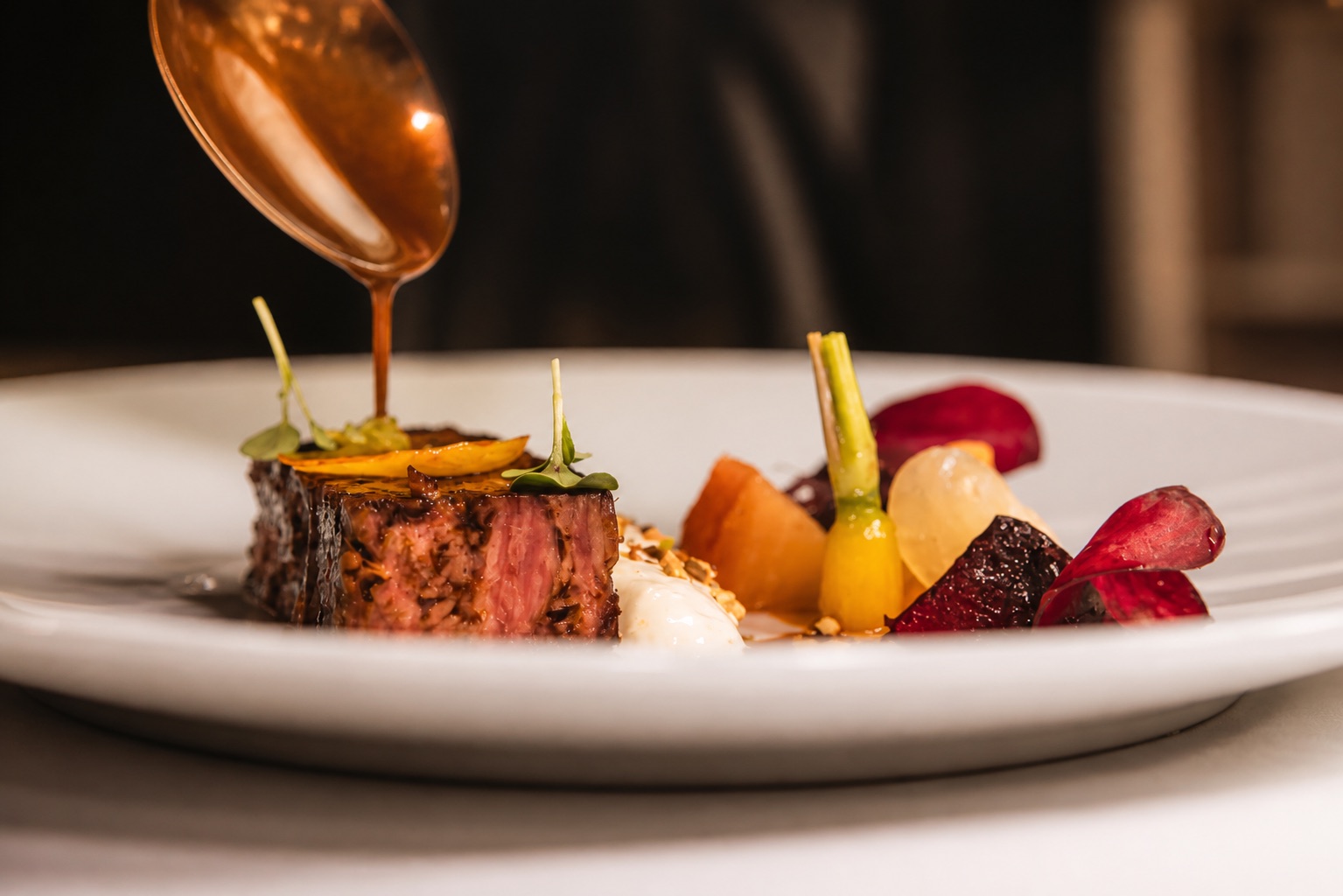Fine dining during the Atlantic supercar tour